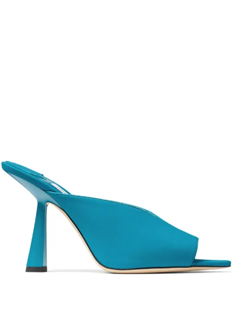 Jimmy Choo Peeptoe-Mules 100mm