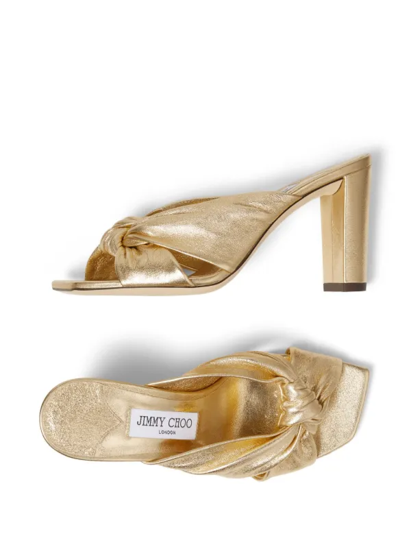 Jimmy choo gold new arrivals