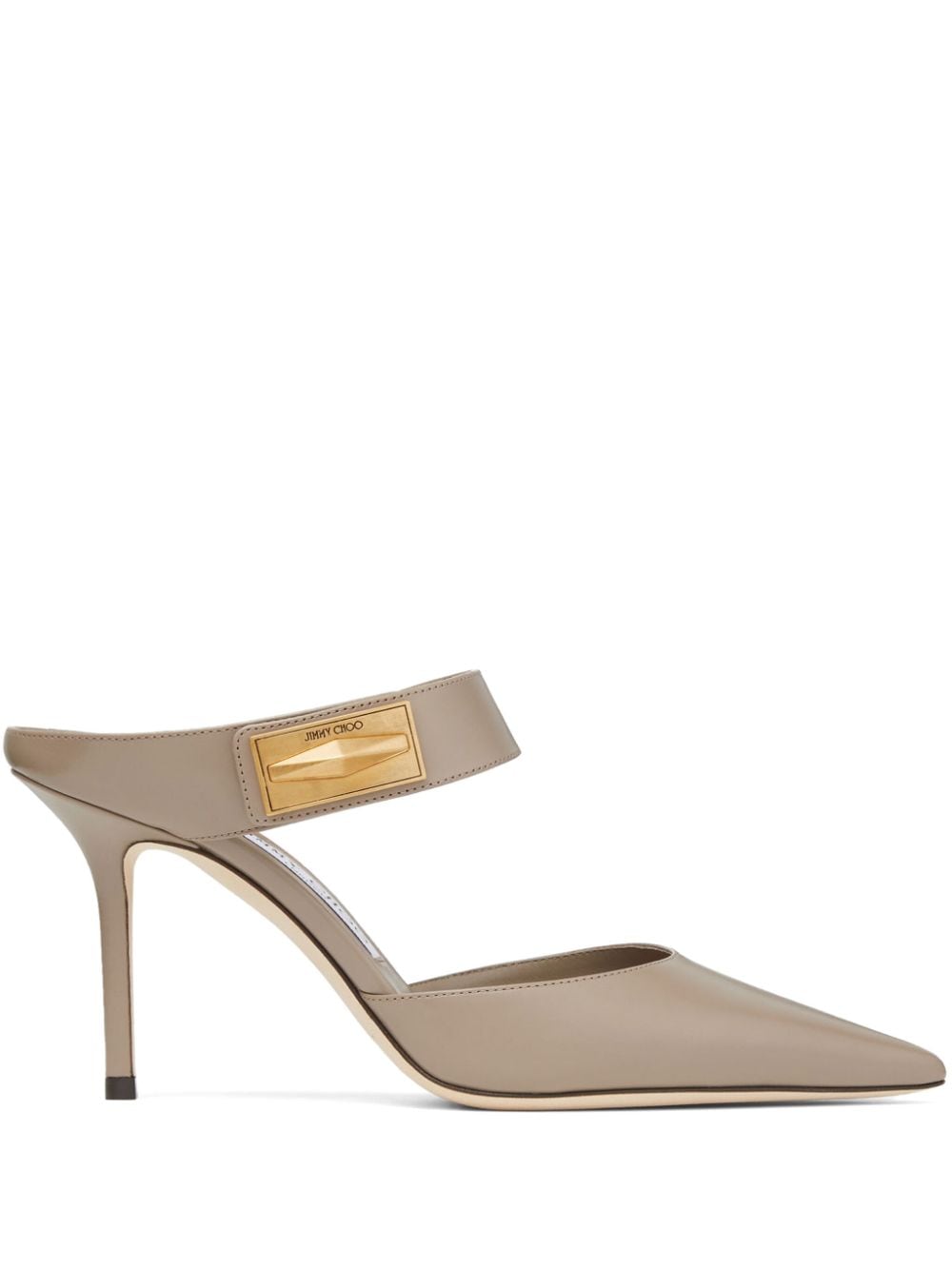 JIMMY CHOO NELL 85MM POINTED-TOE MULES
