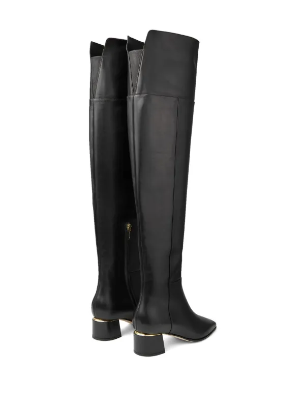 JIMMY CHOO 関税込み Loren 45 suede over-the-knee boots Loren 45 suede over-the-knee boots in brown - Jimmy Choo