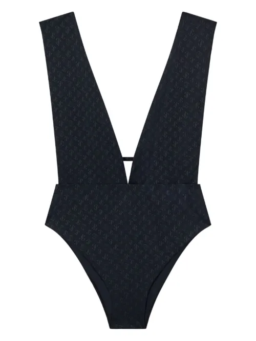Maillot de bain à motif monogrammé - Jimmy Choo - Modalova