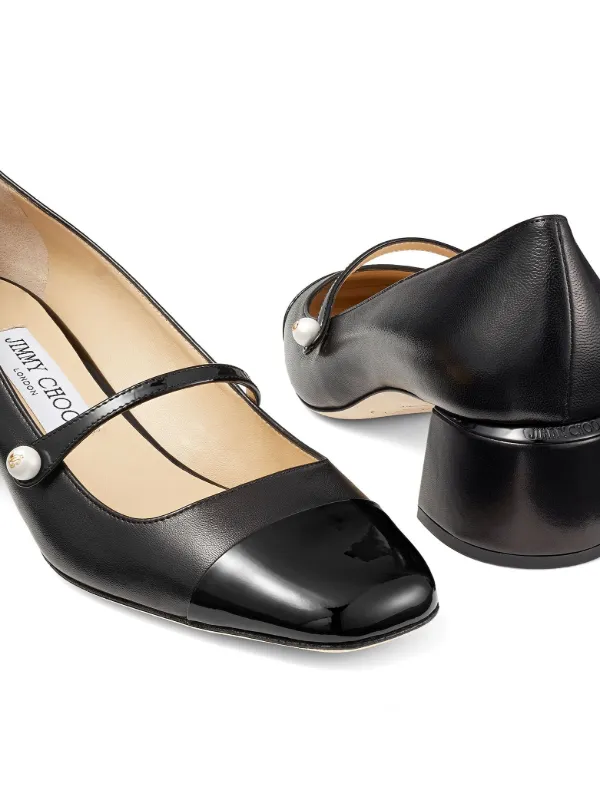 Jimmy Choo 45mm Elisa Pumps | Black | FARFETCH