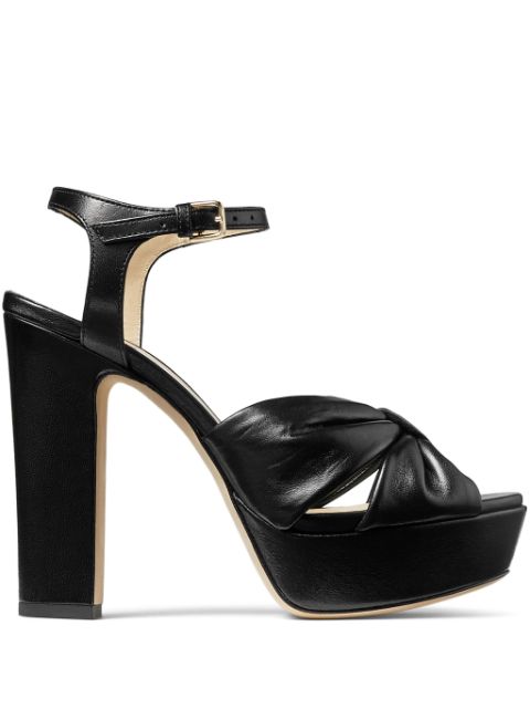 Jimmy Choo Heloise 120mm leather sandals Women