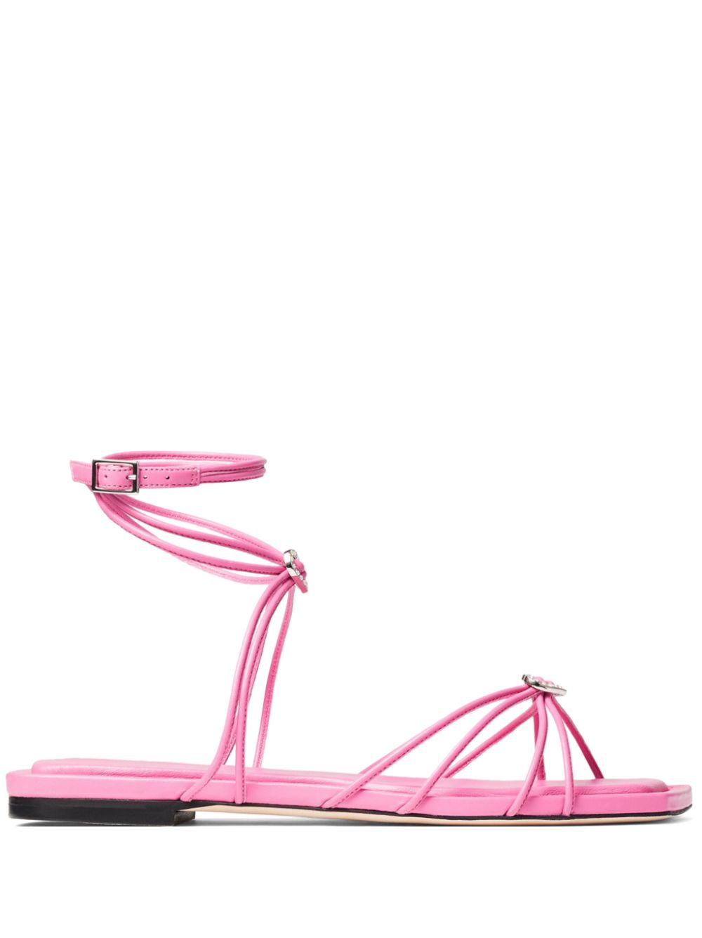 Jimmy Choo Indiya Flat In Candy Pink