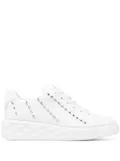 Jimmy Choo Diamond Light stud-embellished sneakers - White