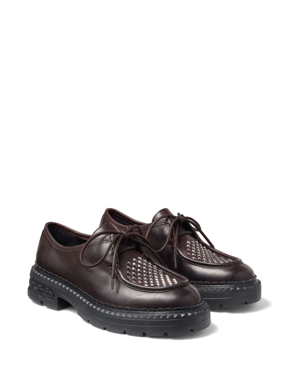 Jimmy Choo Marlow leren mocassins - Bruin