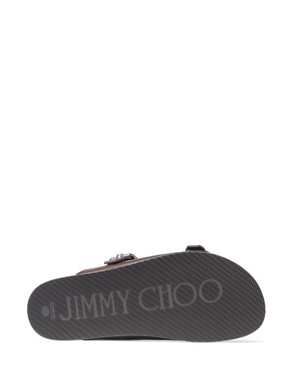 Jimmy Choo Etta City Leather Sandals - Farfetch