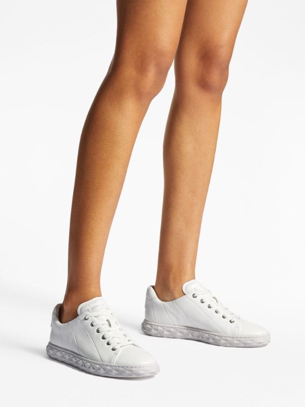 Jimmy Choo Diamond Monogram Sneakers - Farfetch