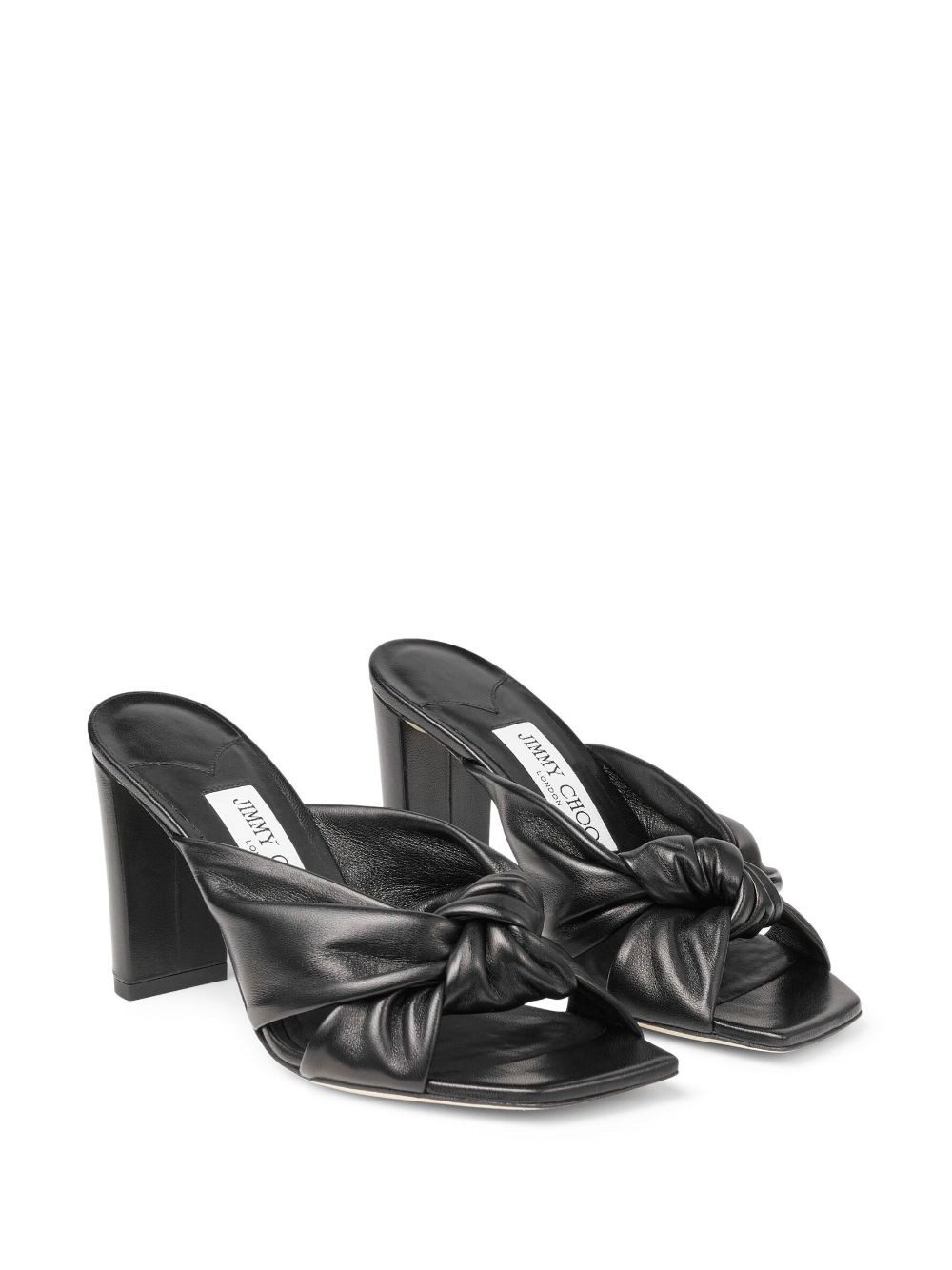 Jimmy Choo Avenue leren sandalen - Zwart