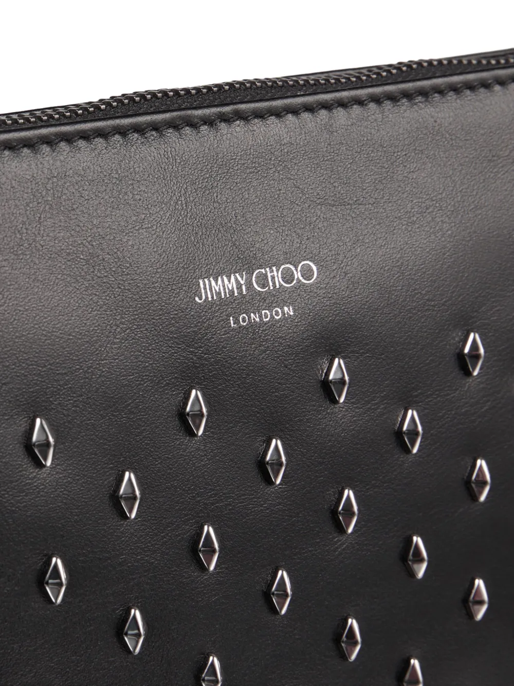 Jimmy Choo Leren clutch Zwart