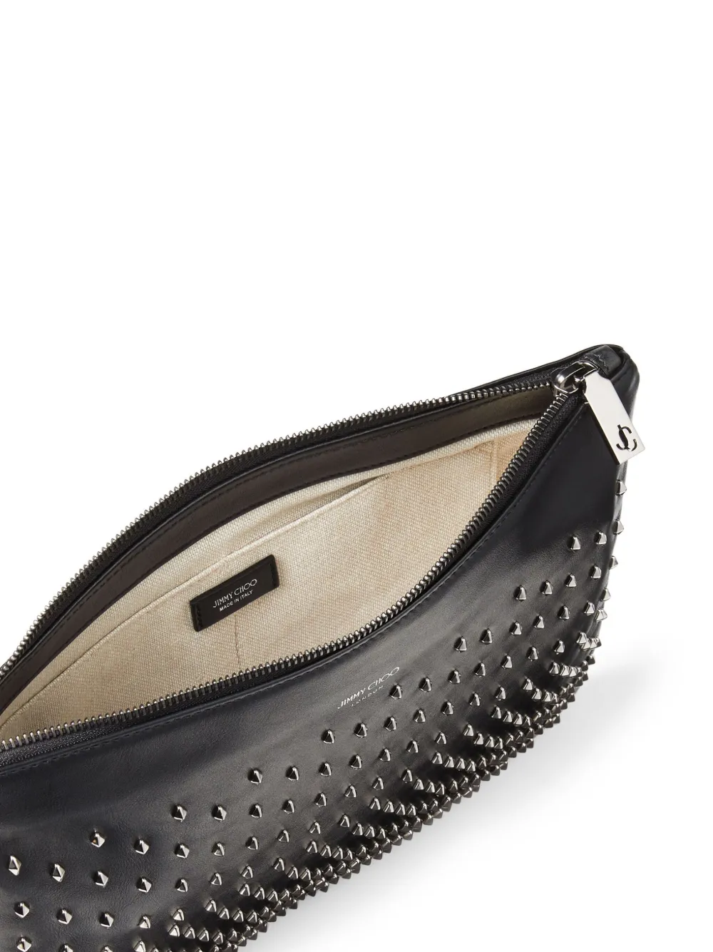 Jimmy Choo Leren clutch Zwart