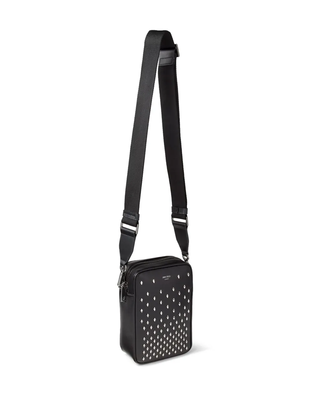 Jimmy Choo ブラック メッセンジャーバッグ Jimmy Choo ブラック メッセンジャーバッグ