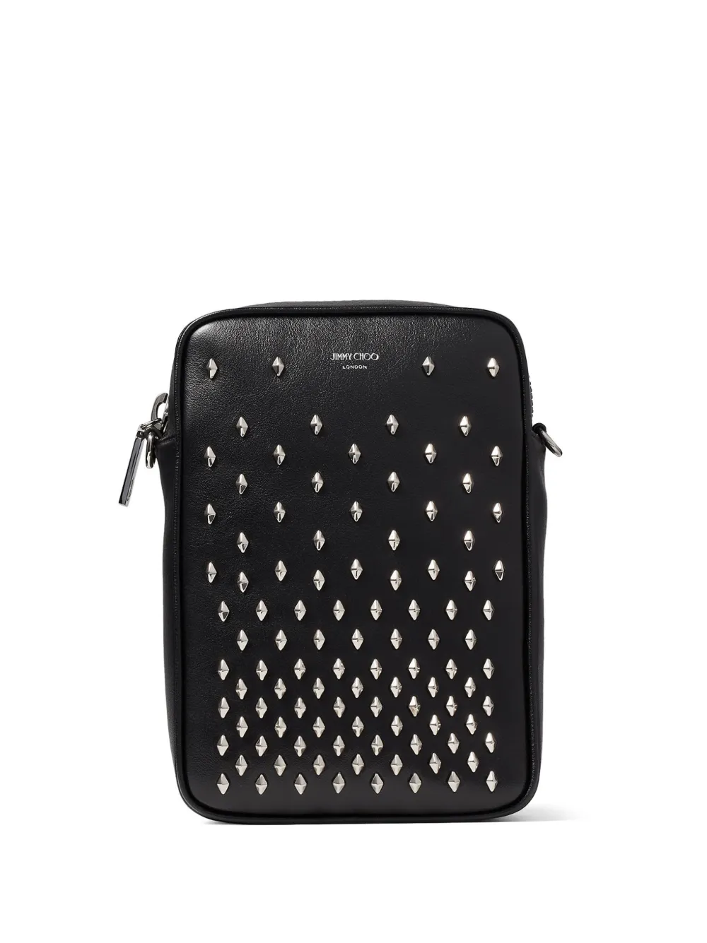 Jimmy Choo liten axelremsväska i läder | svart | Image 1