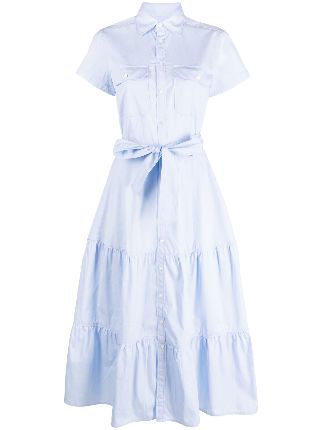 Polo Ralph Lauren Tiered Cotton Shirtdress - Farfetch