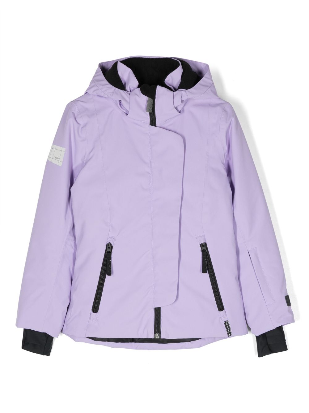 Molo Kids' Pearson Hooded Ski Jacket In Purple