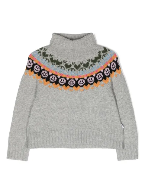 Molo Gimla intarsia roll-neck jumper