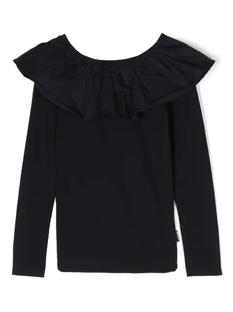 Molo Renate ruffle-collar T-shirt
