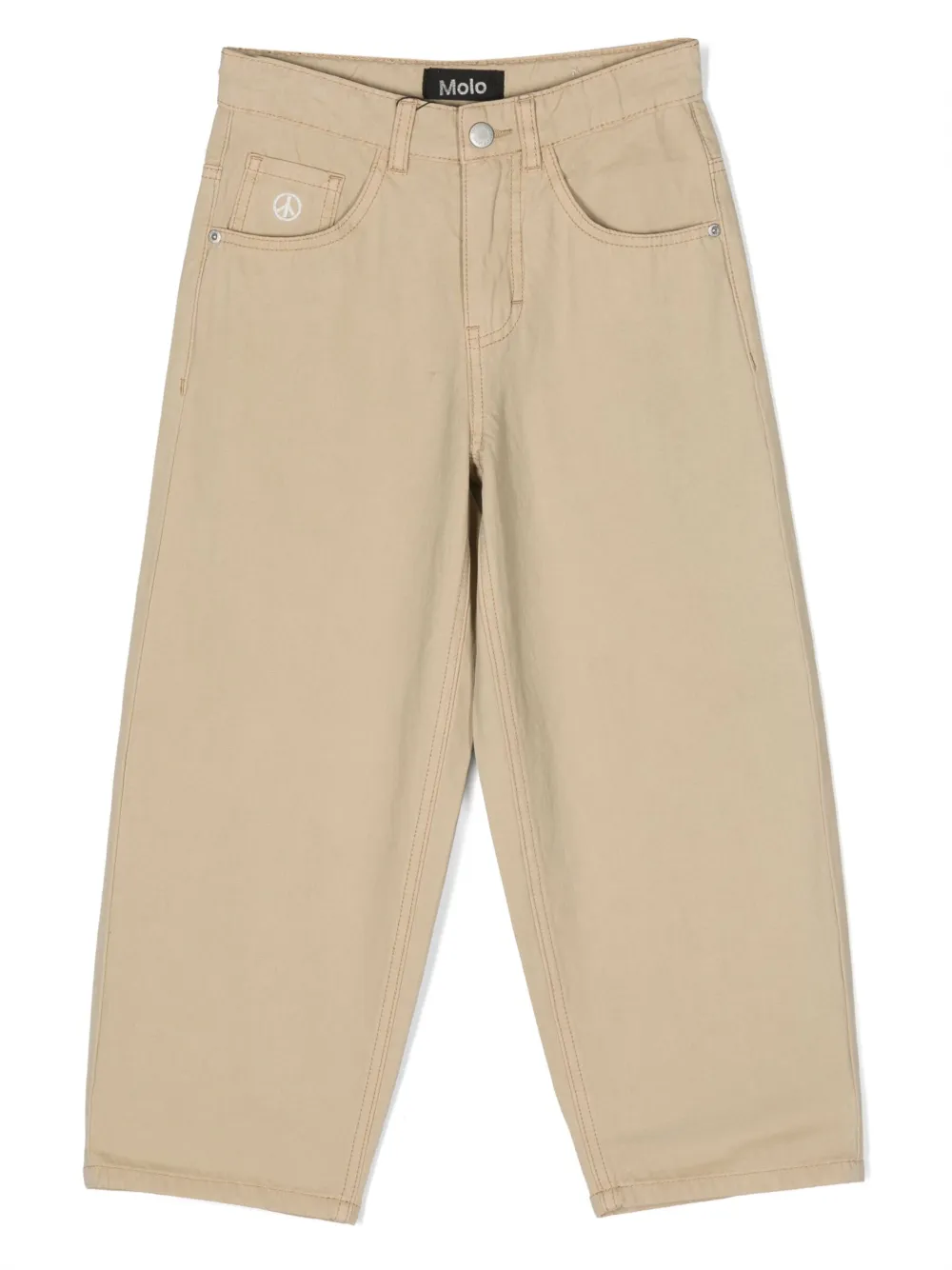 Molo Aska straight-leg trousers - Neutrals