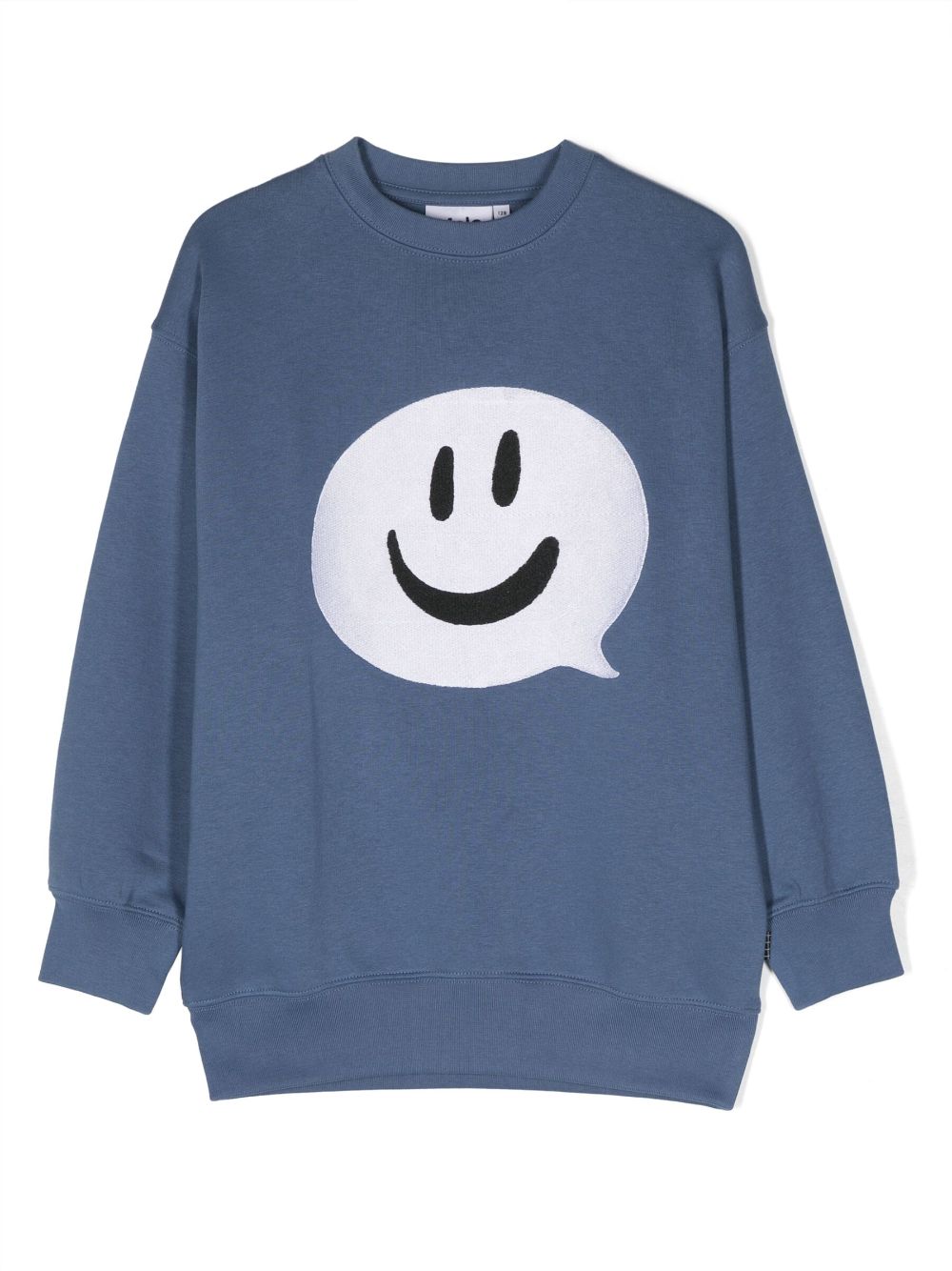 Shop Molo Mar Graphic-print Sweatshirt In Blue