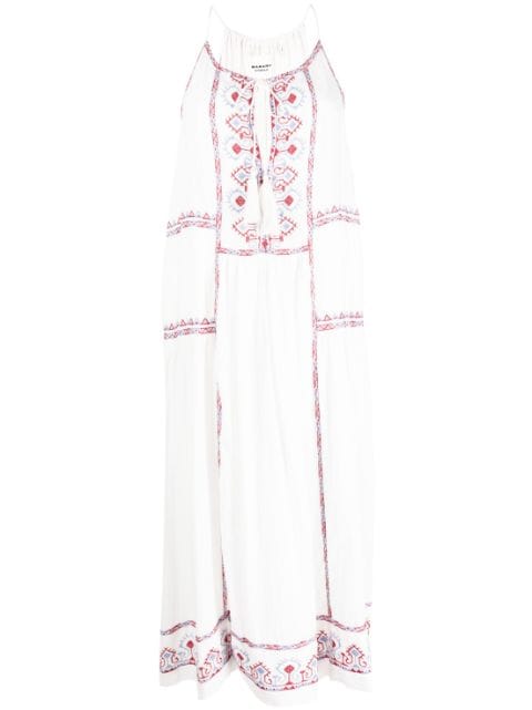 MARANT ÉTOILE embroidered cotton dress