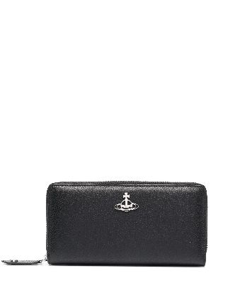 Vivienne Westwood logo-plaque Leather Wallet - Farfetch