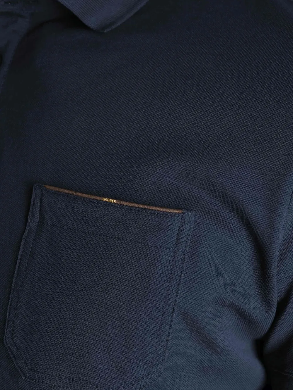 Moorer PESCHICI-JTP poloshirt met korte mouwen Blauw