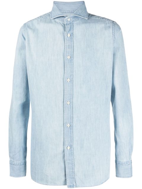 Moorer long-sleeve cotton shirt