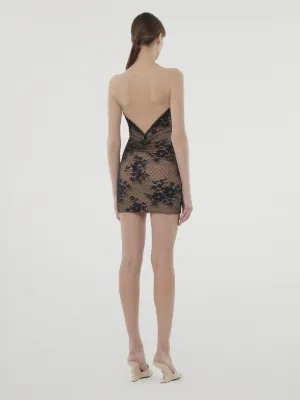 N21 x Wolford: Sheer lace mini dress