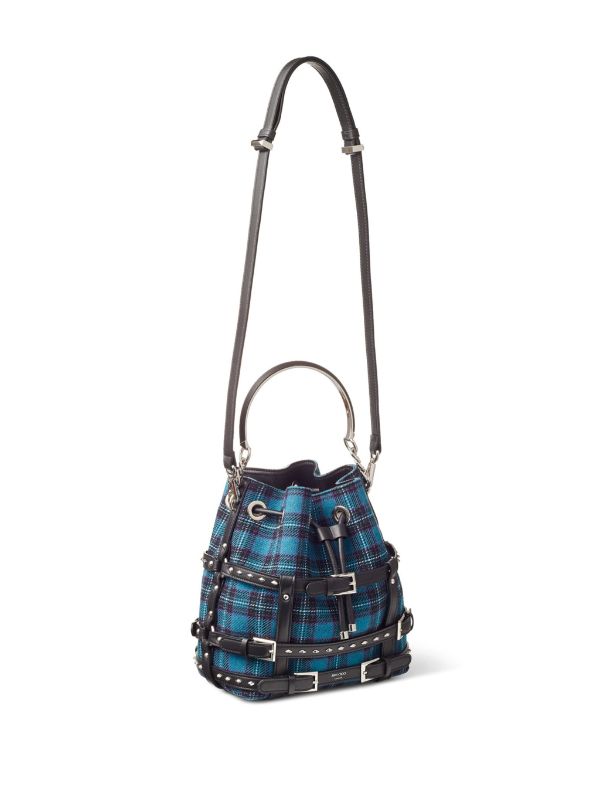 Burberry plaid discount bucket bag