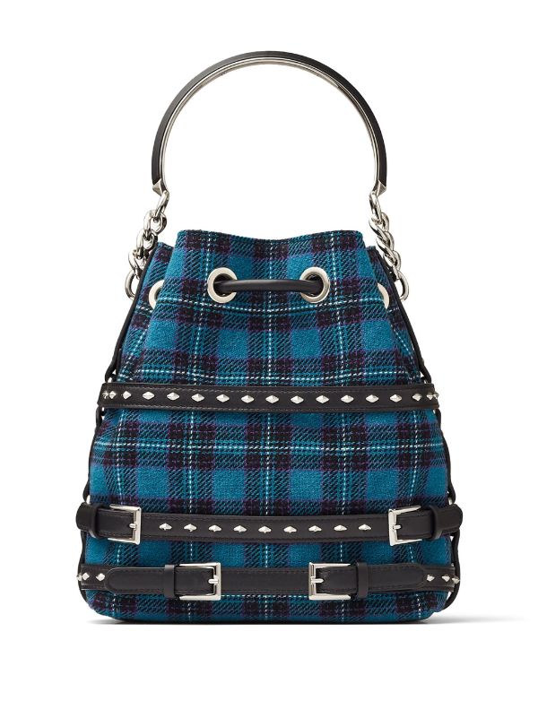 Burberry plaid discount bucket bag