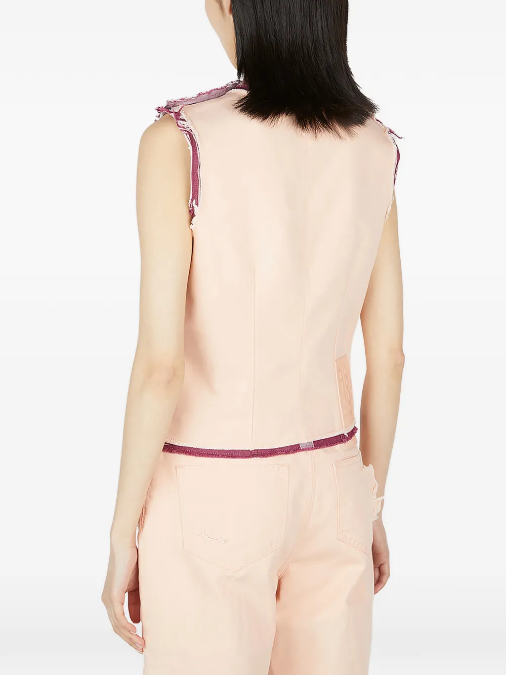 Raf Simons Dubbele top Roze