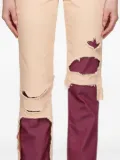 Raf Simons layered cotton jeans - Neutrals