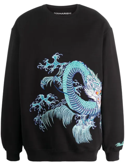 Maharishi sudadera con estampado gráfico