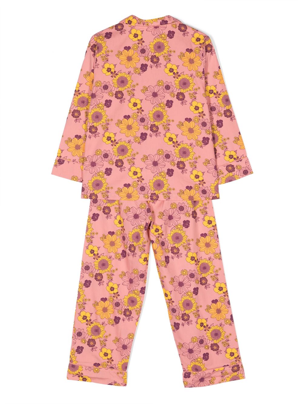 Shop Molo Lex Organic-cotton Pyjamas In Pink