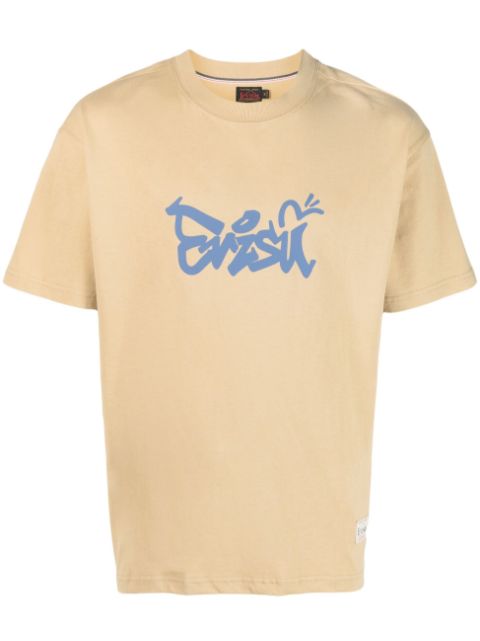 EVISU - logo-print cotton T-shirt