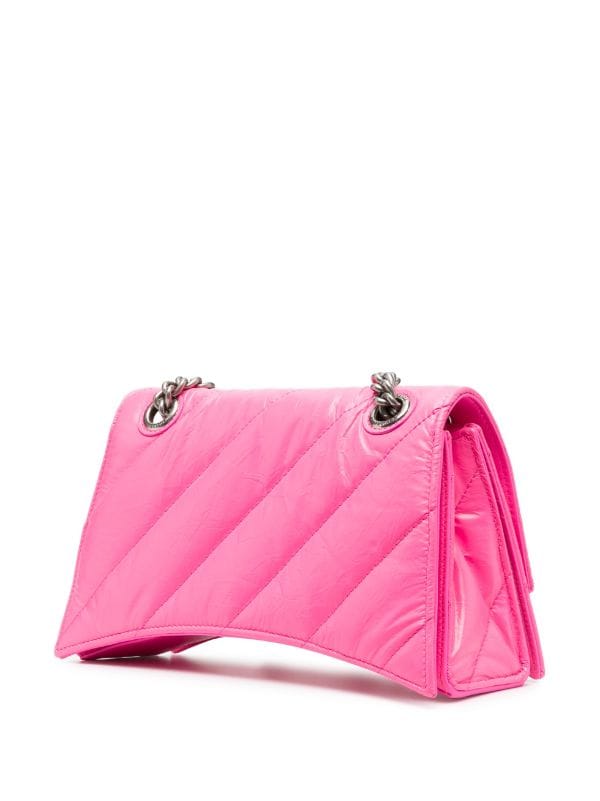 Pink Crush small quilted-leather shoulder bag, Balenciaga