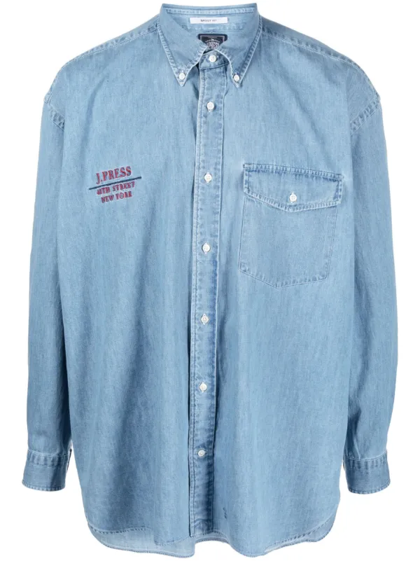 Hilfiger best sale denim shirt