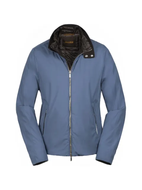 Moorer zip-fastening long-sleeve jacket