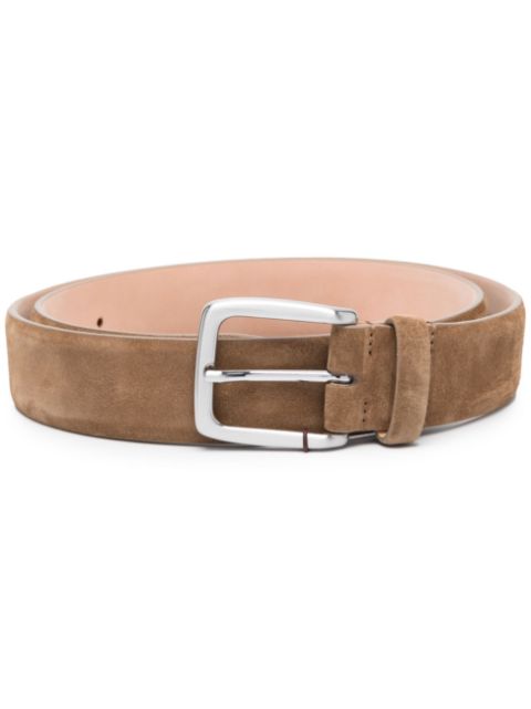 Moorer textured buckled belt