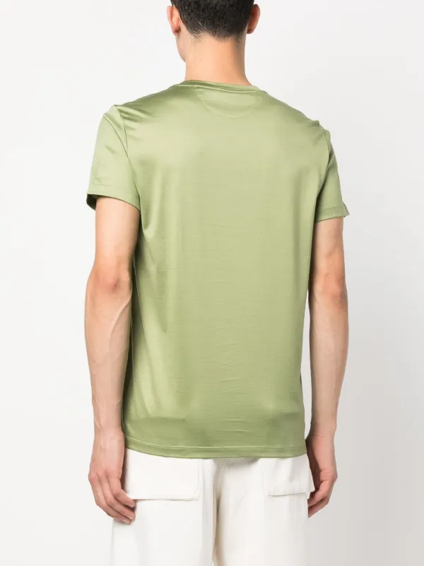 Moorer クルーネック サテンTシャツ - Farfetch