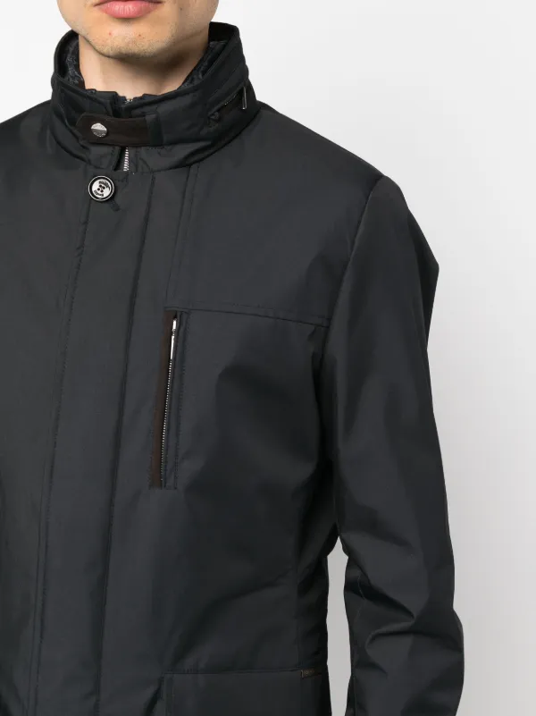 【MOORER】24SS Men's FORD GF Down Jacket Dark Navy Moorer Ford-gf Funnel-neck Padded Jacket In Blue | ModeSens
