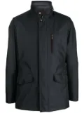 Moorer Ford-GF funnel-neck padded jacket - Blue