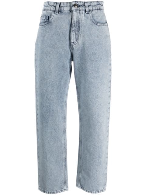 Moorer Phoebe high-rise cropped jeans