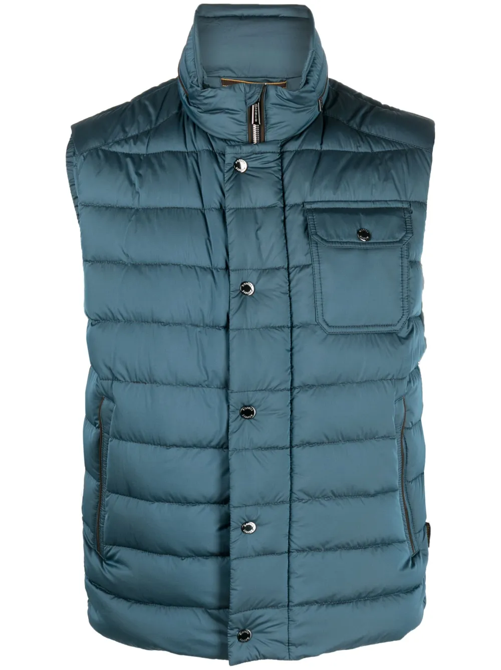 Moorer padded-panel detail jacket