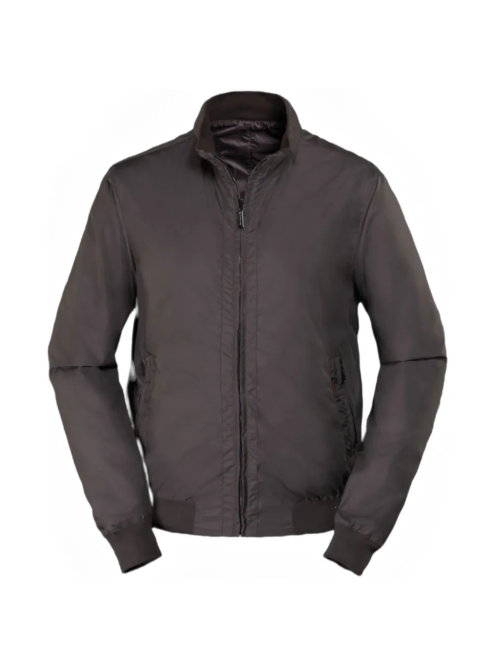 Moorer Long-sleeve Zip-fastening Jacket In Black