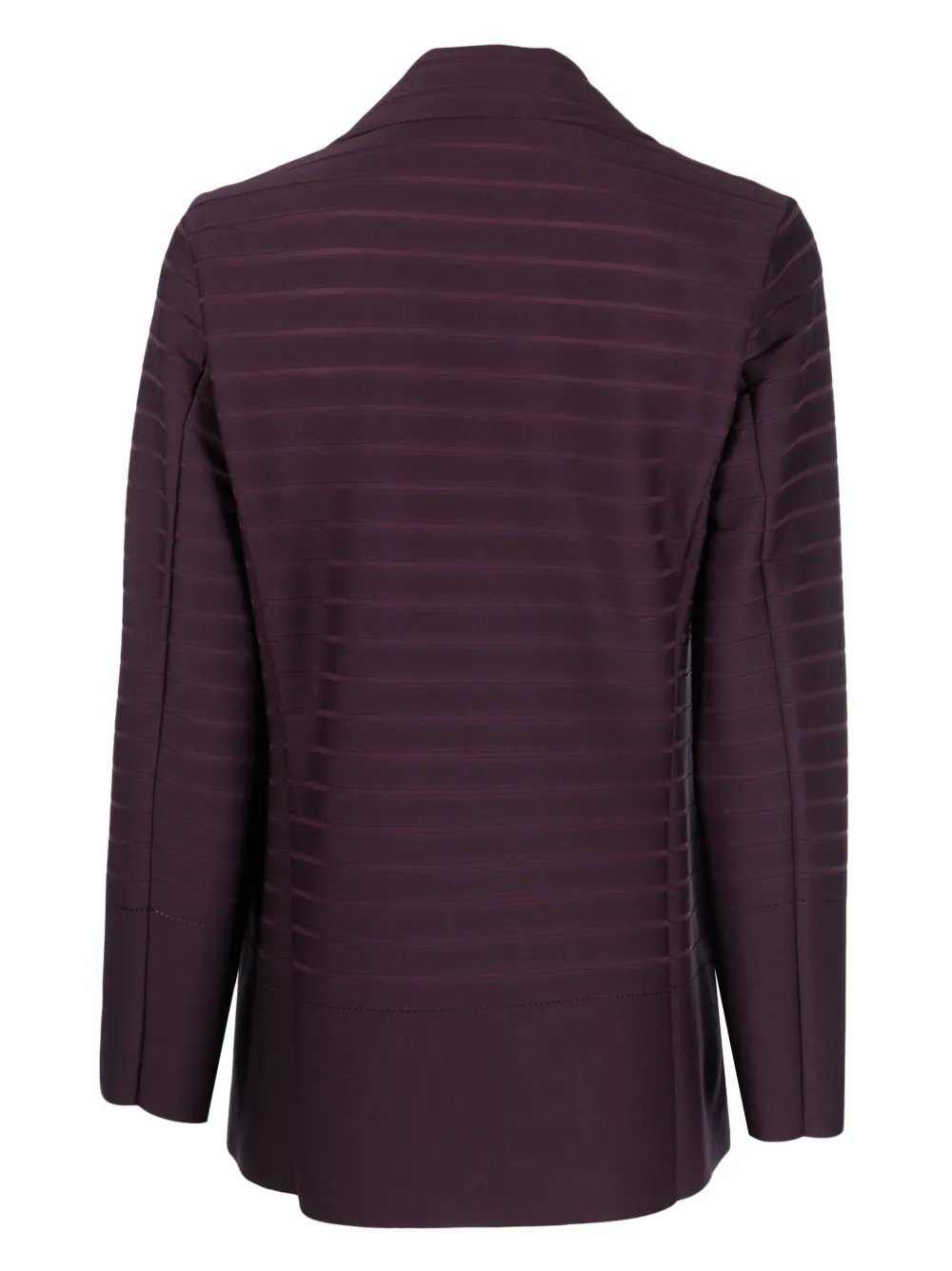 Issey Miyake Blazer met enkele rij knopen - Paars