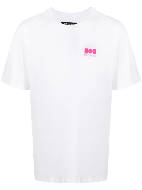 Nahmias playera con logo estampado