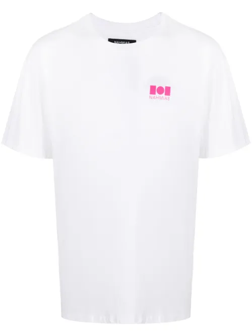 T-shirt en coton à logo imprimé - Nahmias - Modalova