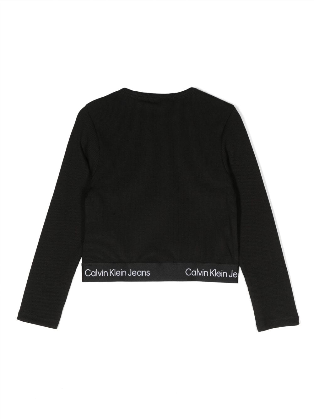 Calvin Klein Kids T-shirt met logo - Zwart