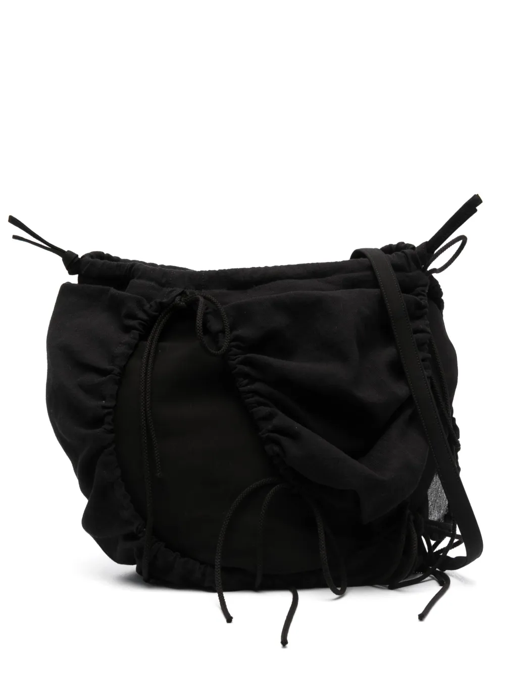 Discord Yohji Yamamoto ruched-design Cross Body Bag - Farfetch